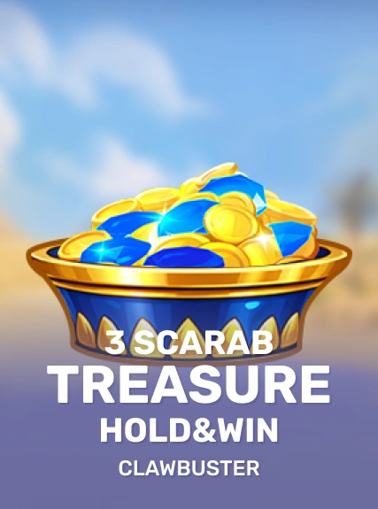 3 Scarab Treasure: Hold&Win game tile